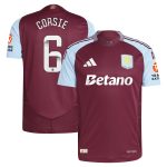 aston villa wsl adidas home authentic shirt 2024-25 with corsie 6 printing Collection - Official Aston Villa Kits