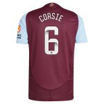 aston villa wsl adidas home authentic shirt 2024-25 with corsie 6 printing Collection - Official Aston Villa Kits
