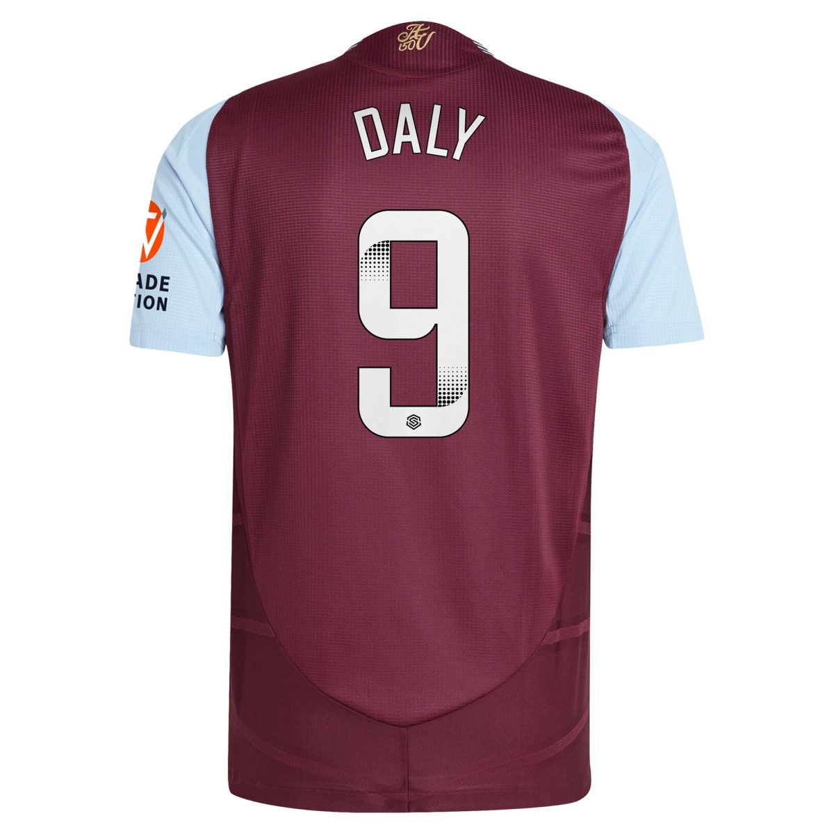 aston villa wsl adidas home authentic shirt 2024-25 with daly 9 printing Collection - Official Aston Villa Kits