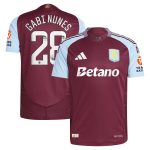 aston villa wsl adidas home authentic shirt 2024-25 with gabi nunes 28 printing Collection - Official Aston Villa Kits