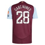 aston villa wsl adidas home authentic shirt 2024-25 with gabi nunes 28 printing Collection - Official Aston Villa Kits
