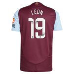 aston villa wsl adidas home authentic shirt 2024-25 with leon 19 printing Collection - Official Aston Villa Kits