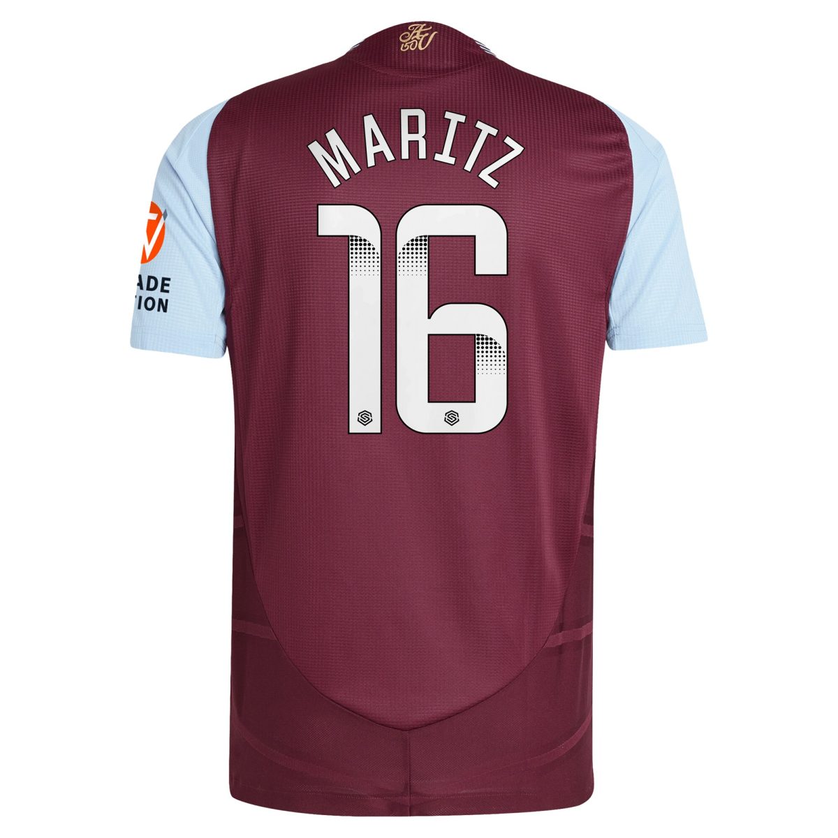 aston villa wsl adidas home authentic shirt 2024-25 with maritz 26 printing Collection - Official Aston Villa Kits