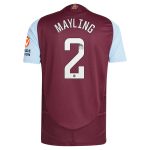 aston villa wsl adidas home authentic shirt 2024-25 with mayling 2 printing Collection - Official Aston Villa Kits