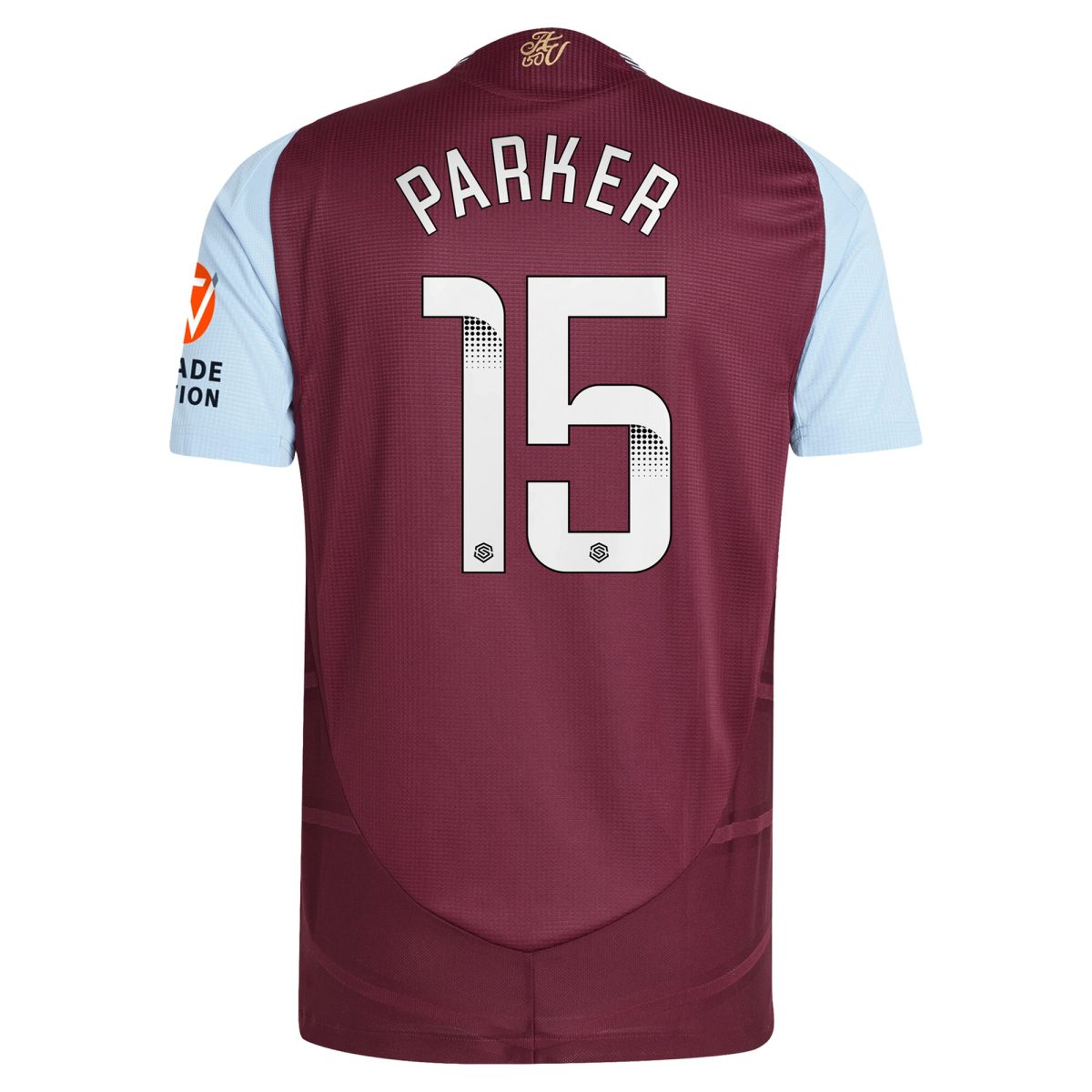aston villa wsl adidas home authentic shirt 2024-25 with parker 15 printing Collection - Official Aston Villa Kits