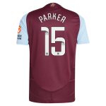 aston villa wsl adidas home authentic shirt 2024-25 with parker 15 printing Collection - Official Aston Villa Kits