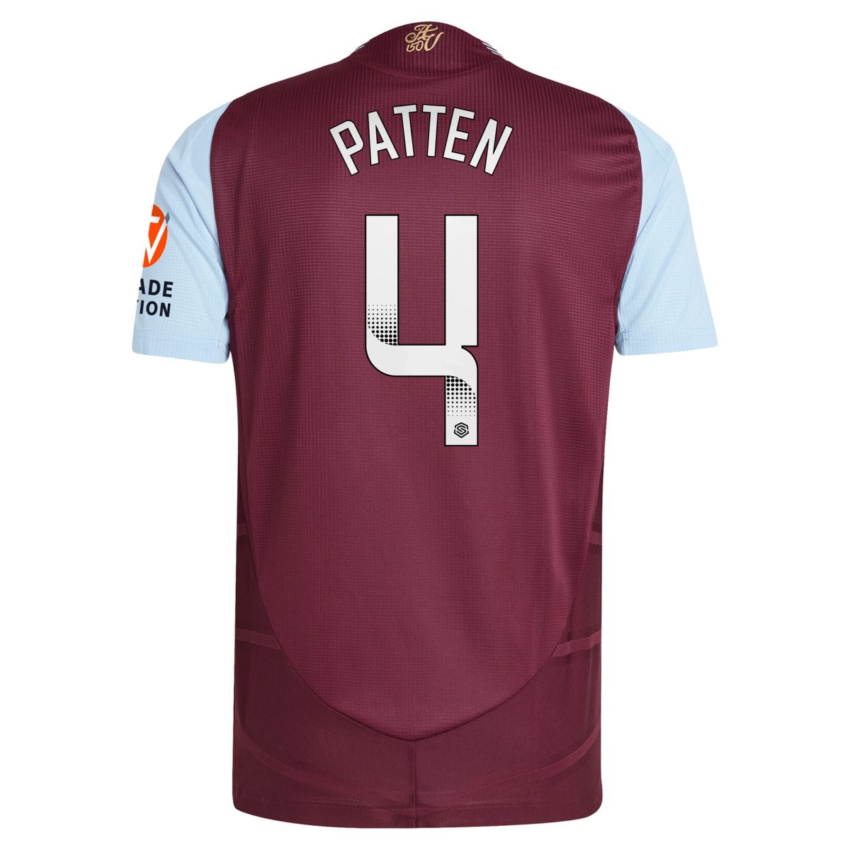 aston villa wsl adidas home authentic shirt 2024-25 with patten 4 printing Collection - Official Aston Villa Kits