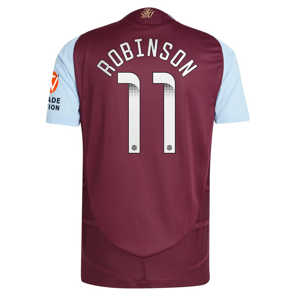 aston villa wsl adidas home authentic shirt 2024-25 with robinson 11 printing Collection - Official Aston Villa Kits
