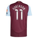 aston villa wsl adidas home authentic shirt 2024-25 with robinson 11 printing Collection - Official Aston Villa Kits