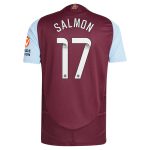 aston villa wsl adidas home authentic shirt 2024-25 with salmon 17 printing Collection - Official Aston Villa Kits