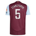 aston villa wsl adidas home authentic shirt 2024-25 with staniforth 5 printing Collection - Official Aston Villa Kits