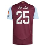 aston villa wsl adidas home authentic shirt 2024-25 with taylor 25 printing Collection - Official Aston Villa Kits