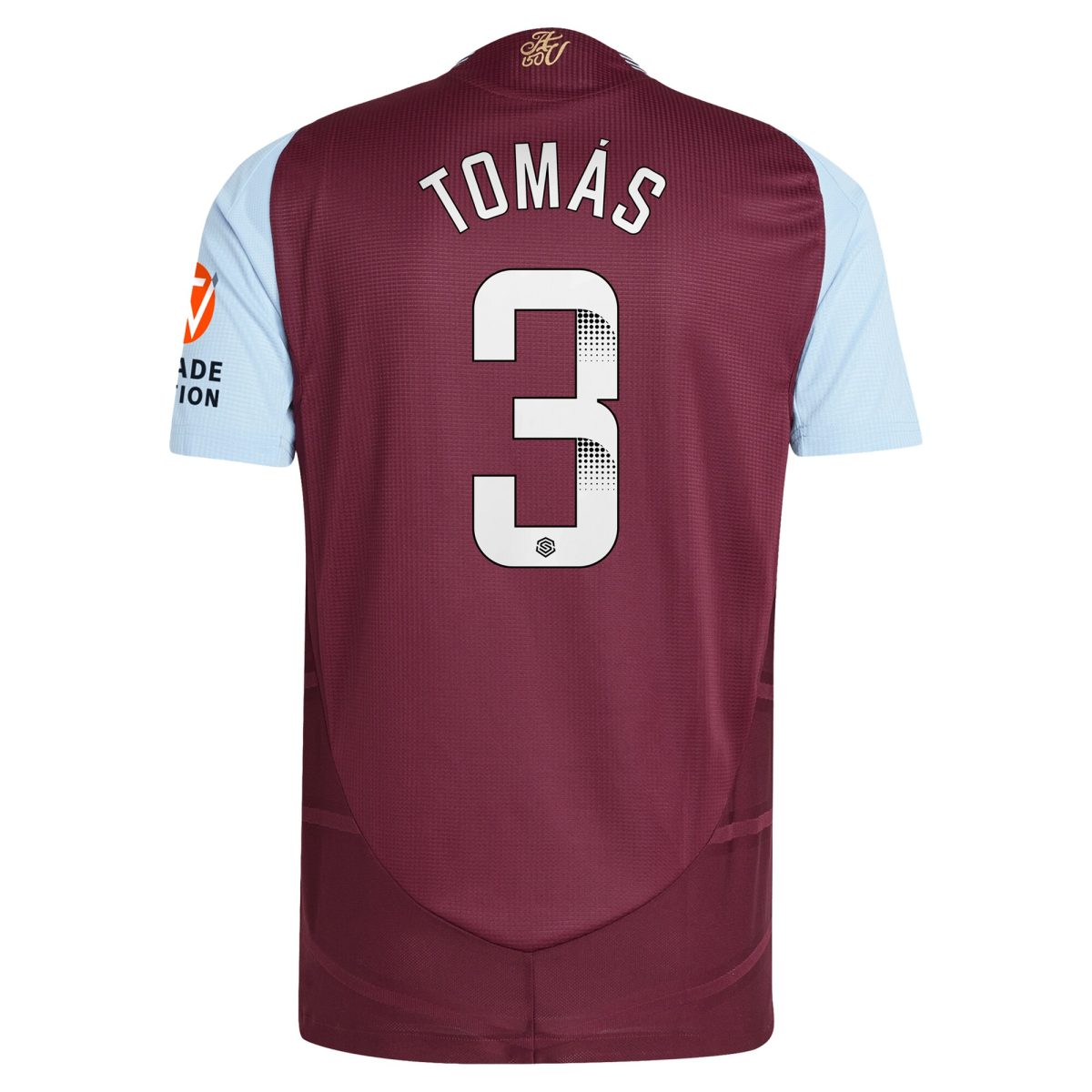 aston villa wsl adidas home authentic shirt 2024-25 with tomás 3 printing Collection - Official Aston Villa Kits