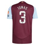 aston villa wsl adidas home authentic shirt 2024-25 with tomás 3 printing Collection - Official Aston Villa Kits