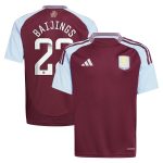 aston villa wsl adidas home shirt 2024-25 – kids with baijings 22 printing Collection - Official Aston Villa Kits
