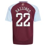 aston villa wsl adidas home shirt 2024-25 – kids with baijings 22 printing Collection - Official Aston Villa Kits