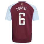 aston villa wsl adidas home shirt 2024-25 – kids with corsie 6 printing Collection - Official Aston Villa Kits