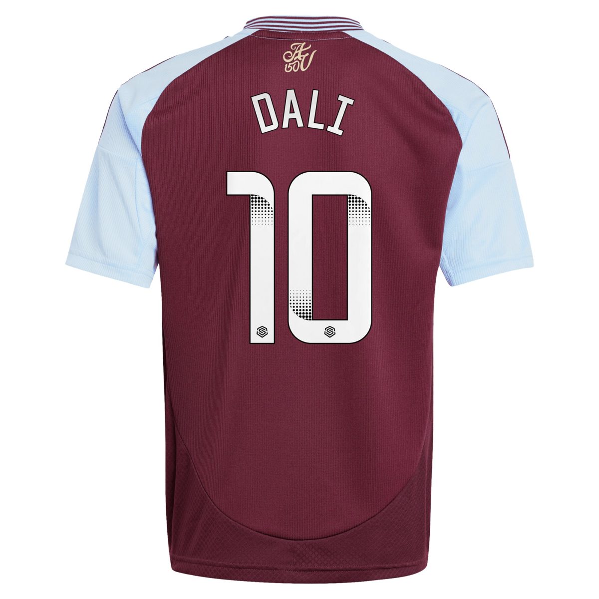 aston villa wsl adidas home shirt 2024-25 – kids with dali 10 printing Collection - Official Aston Villa Kits