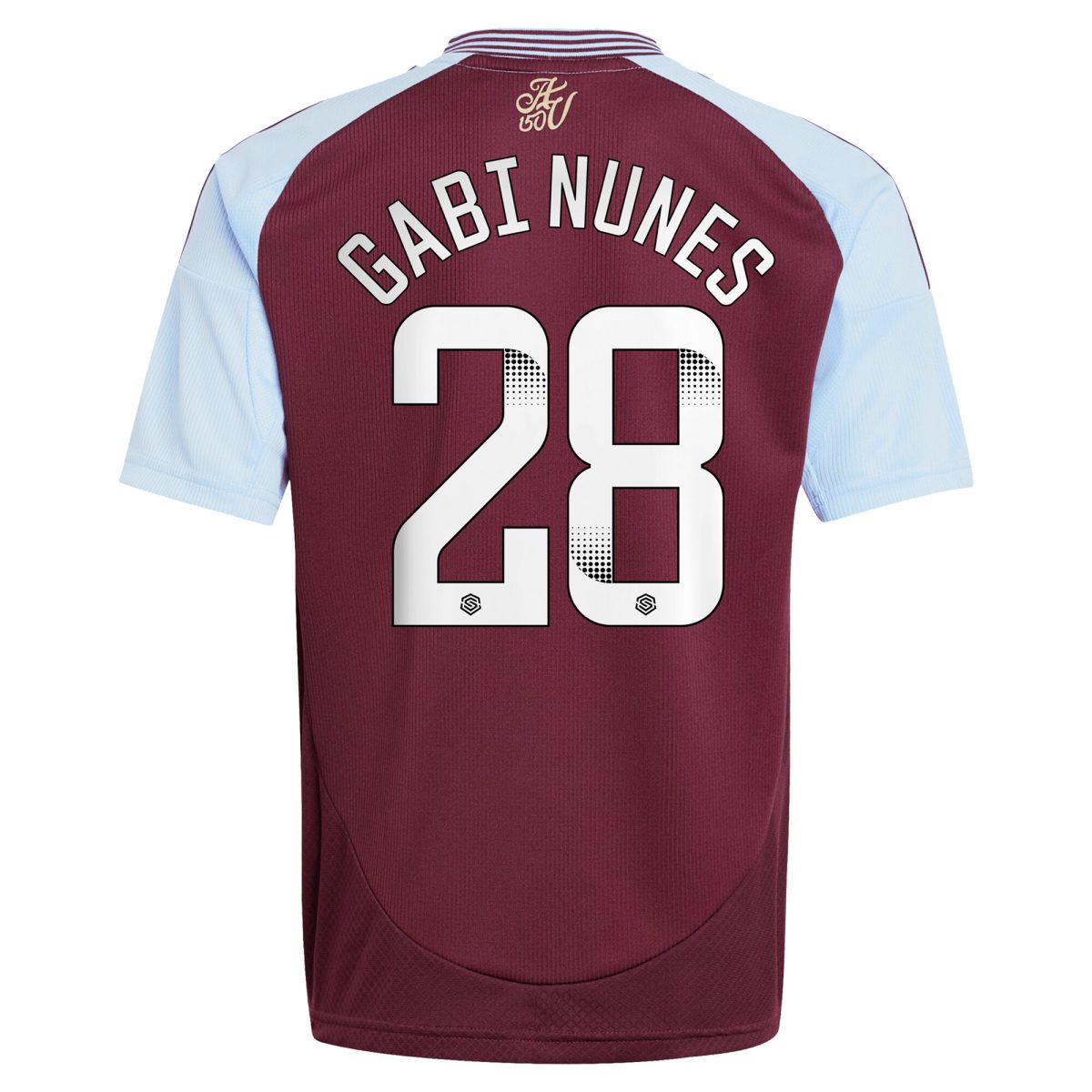 aston villa wsl adidas home shirt 2024-25 – kids with gabi nunes 28 printing Collection - Official Aston Villa Kits