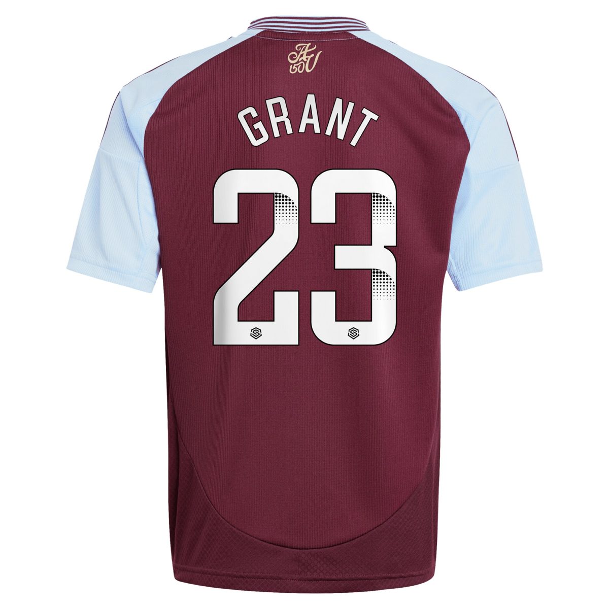 aston villa wsl adidas home shirt 2024-25 – kids with grant 23 printing Collection - Official Aston Villa Kits