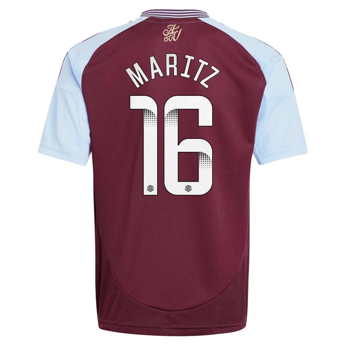 aston villa wsl adidas home shirt 2024-25 – kids with maritz 26 printing Collection - Official Aston Villa Kits