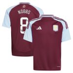 aston villa wsl adidas home shirt 2024-25 – kids with nobbs 8 printing Collection - Official Aston Villa Kits