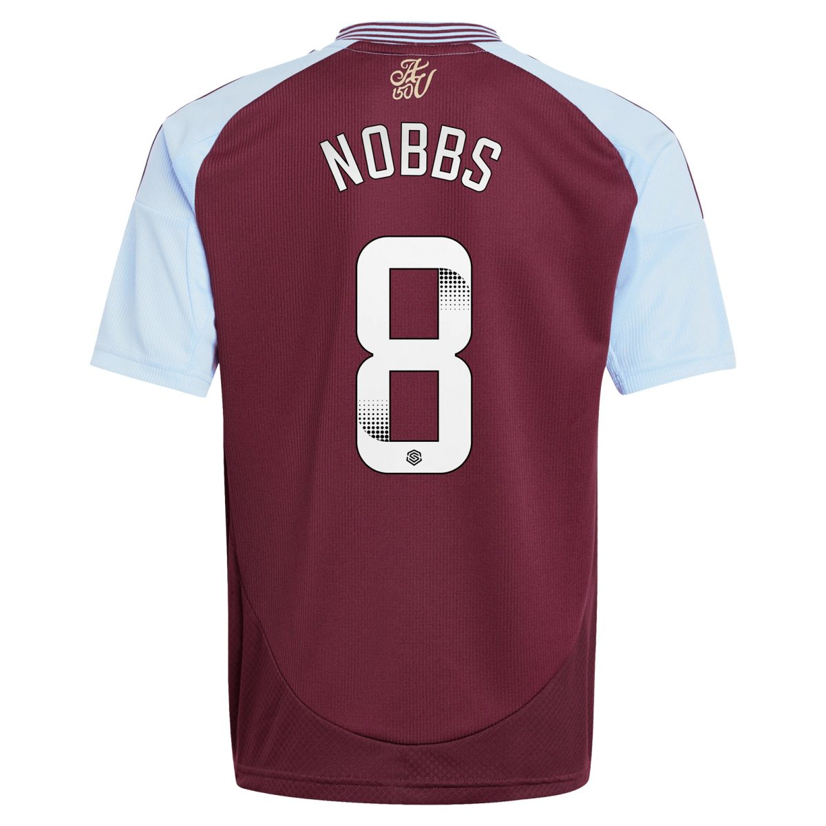 aston villa wsl adidas home shirt 2024-25 – kids with nobbs 8 printing Collection - Official Aston Villa Kits