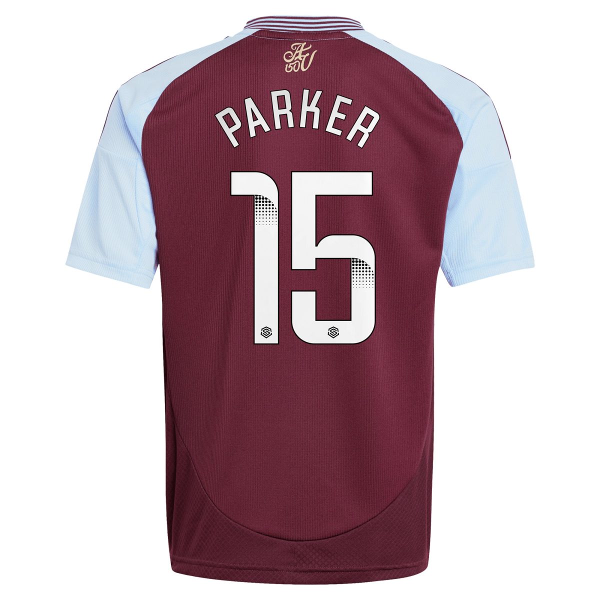 aston villa wsl adidas home shirt 2024-25 – kids with parker 15 printing Collection - Official Aston Villa Kits