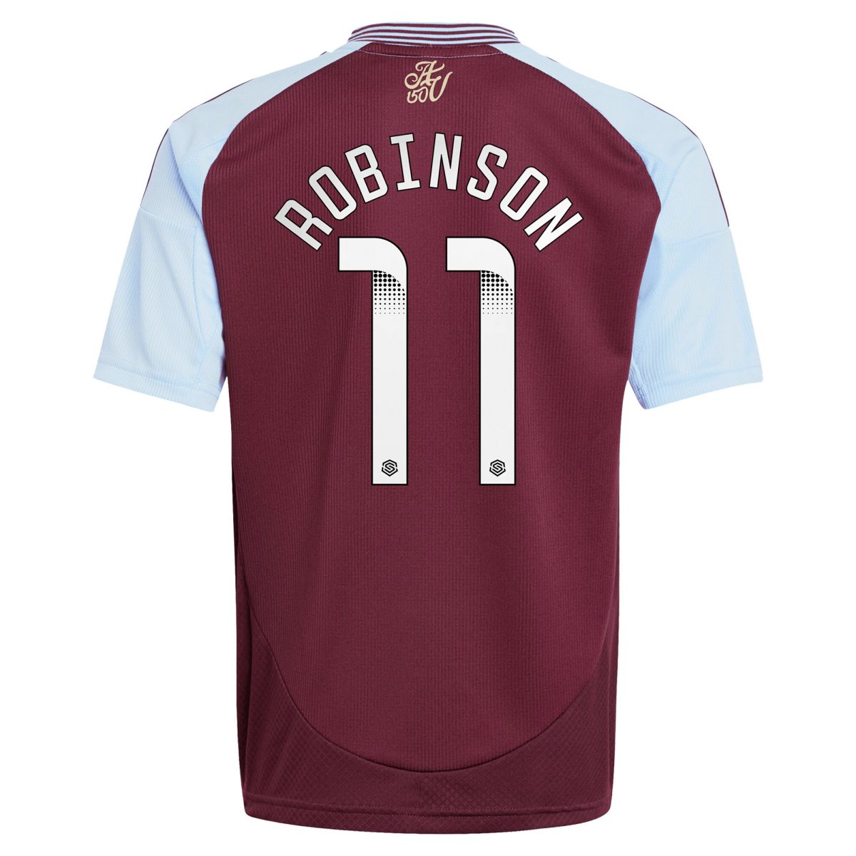 aston villa wsl adidas home shirt 2024-25 – kids with robinson 11 printing Collection - Official Aston Villa Kits
