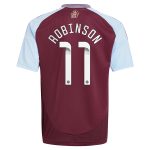 aston villa wsl adidas home shirt 2024-25 – kids with robinson 11 printing Collection - Official Aston Villa Kits