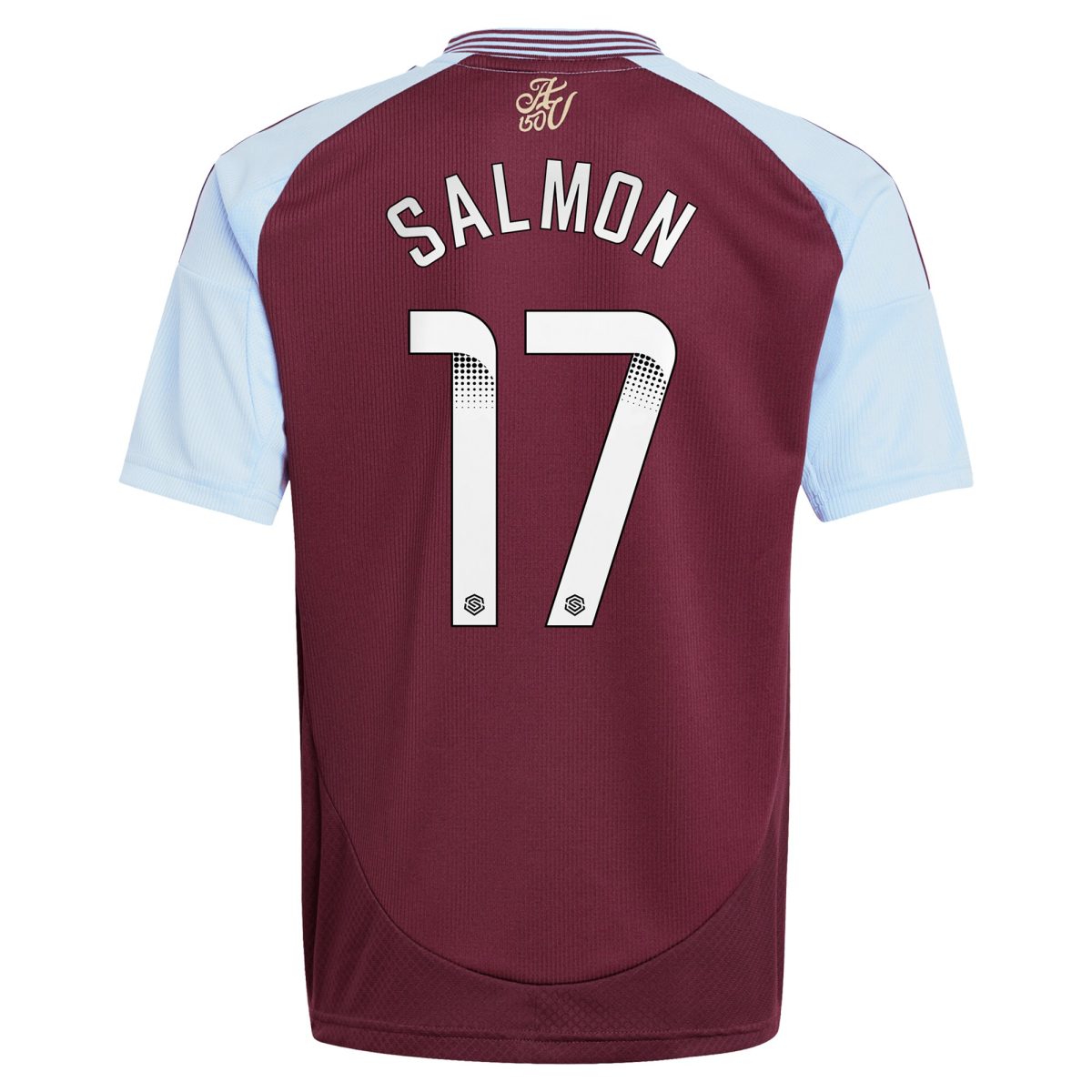 aston villa wsl adidas home shirt 2024-25 – kids with salmon 17 printing Collection - Official Aston Villa Kits