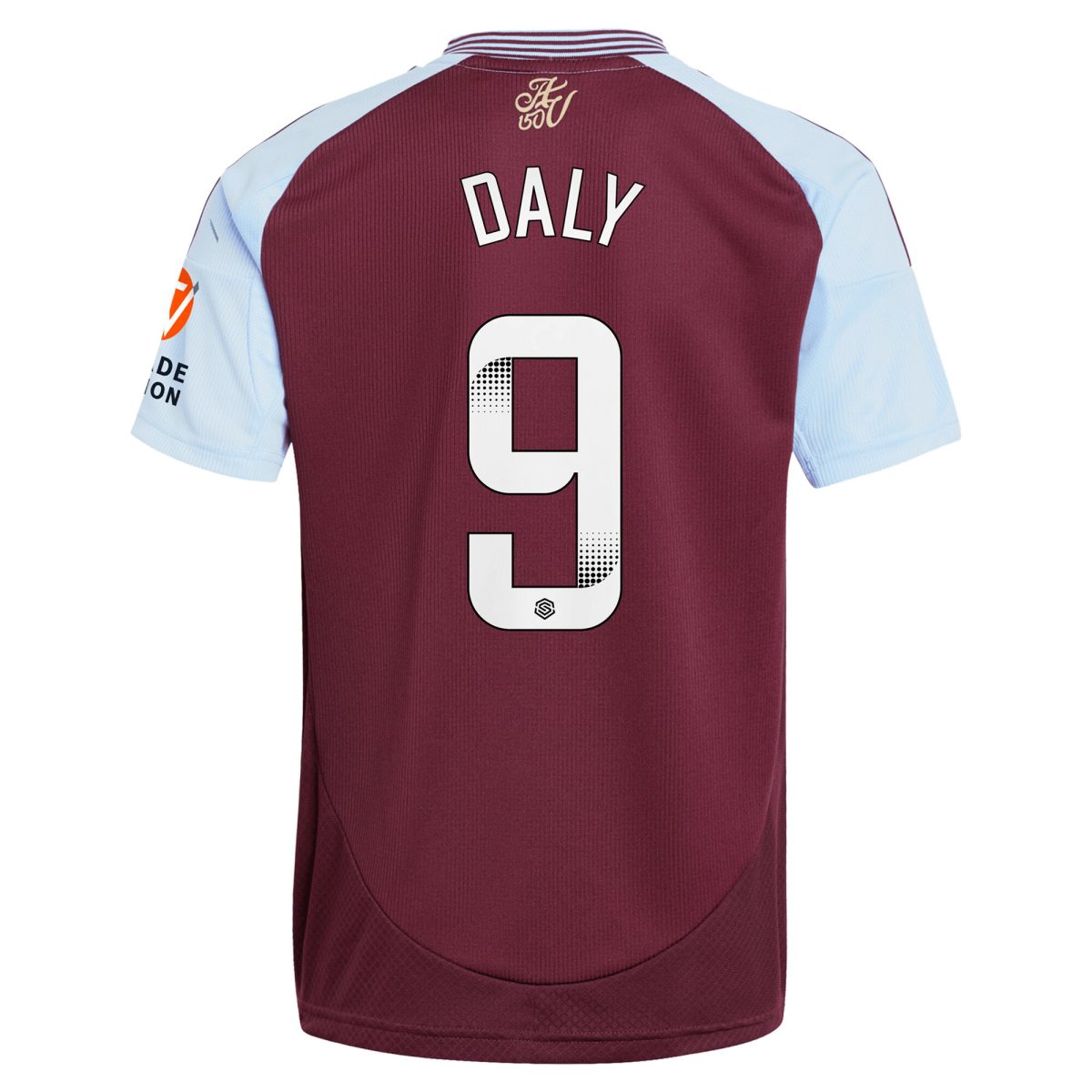 aston villa wsl adidas home shirt 2024-25 with daly 9 printing Collection - Official Aston Villa Kits