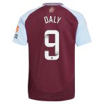 aston villa wsl adidas home shirt 2024-25 with daly 9 printing Collection - Official Aston Villa Kits