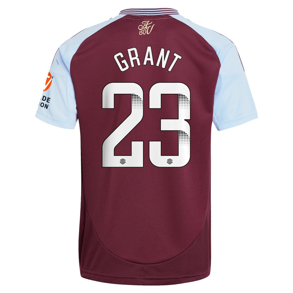 aston villa wsl adidas home shirt 2024-25 with grant 23 printing Collection - Official Aston Villa Kits