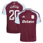 aston villa wsl adidas home shirt 2024-25 with hanson 20 printing Collection - Official Aston Villa Kits