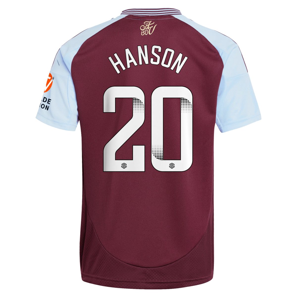 aston villa wsl adidas home shirt 2024-25 with hanson 20 printing Collection - Official Aston Villa Kits