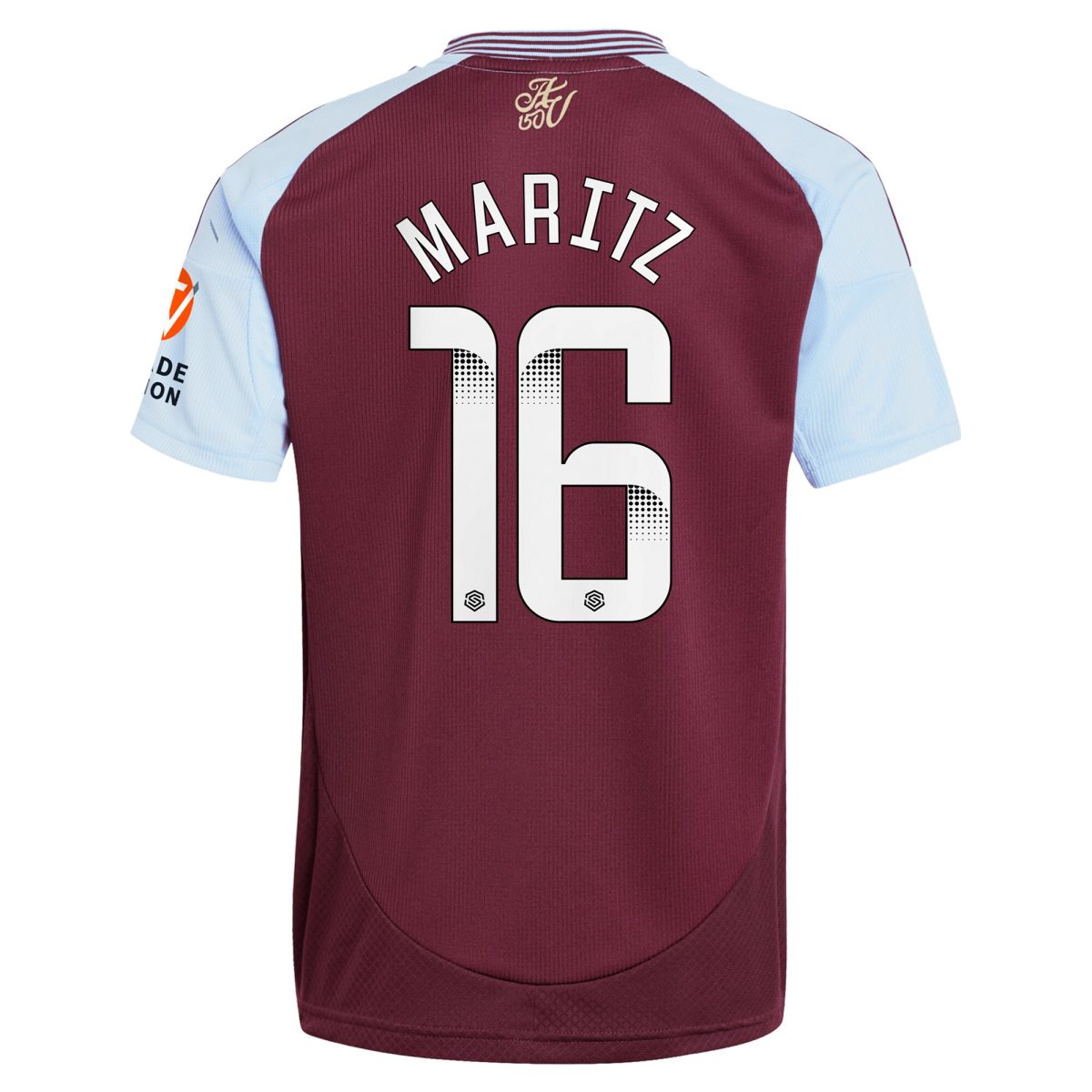 aston villa wsl adidas home shirt 2024-25 with maritz 26 printing Collection - Official Aston Villa Kits