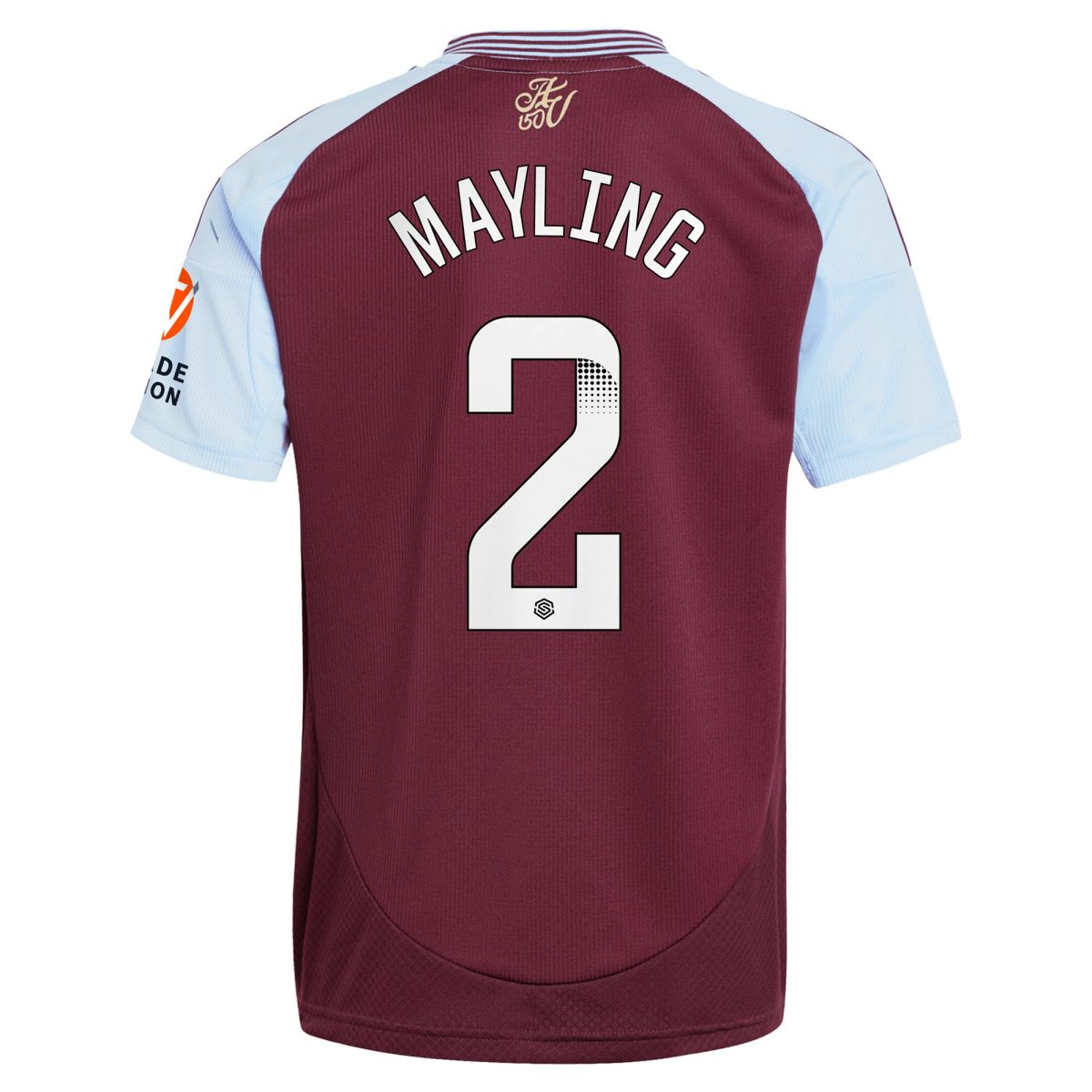 aston villa wsl adidas home shirt 2024-25 with mayling 2 printing Collection - Official Aston Villa Kits