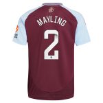 aston villa wsl adidas home shirt 2024-25 with mayling 2 printing Collection - Official Aston Villa Kits