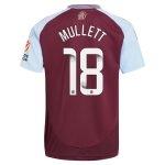 aston villa wsl adidas home shirt 2024-25 with mullett 18 printing Collection - Official Aston Villa Kits