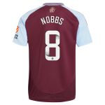 aston villa wsl adidas home shirt 2024-25 with nobbs 8 printing Collection - Official Aston Villa Kits