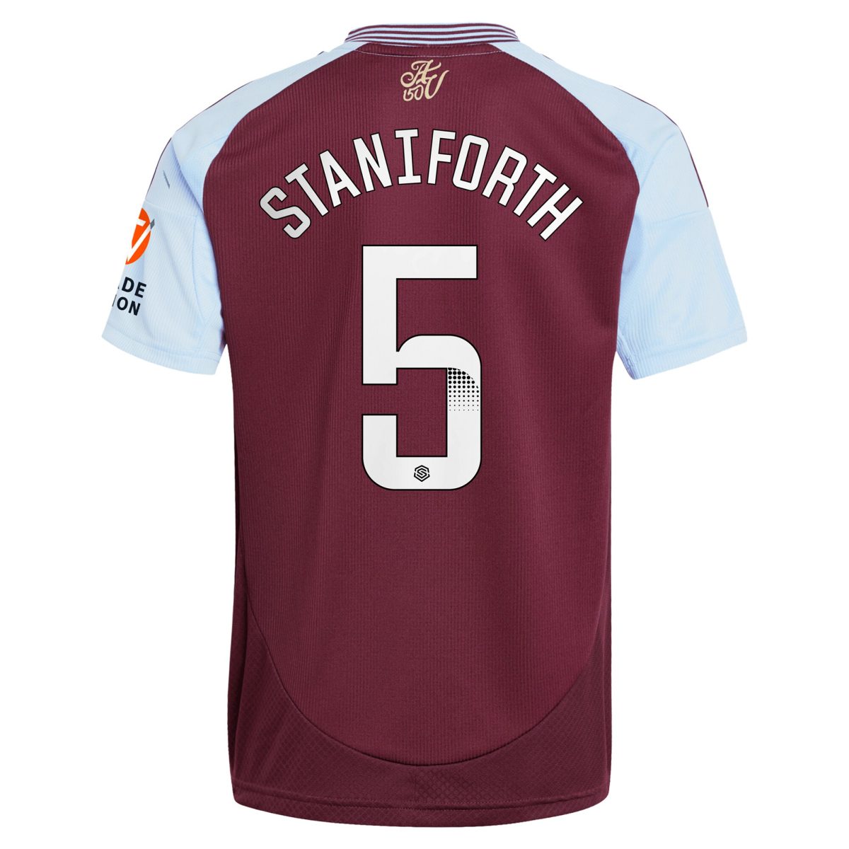 aston villa wsl adidas home shirt 2024-25 with staniforth 5 printing Collection - Official Aston Villa Kits