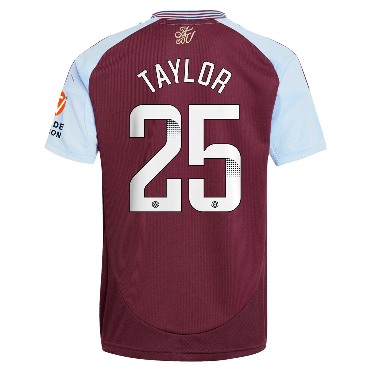 aston villa wsl adidas home shirt 2024-25 with taylor 25 printing Collection - Official Aston Villa Kits