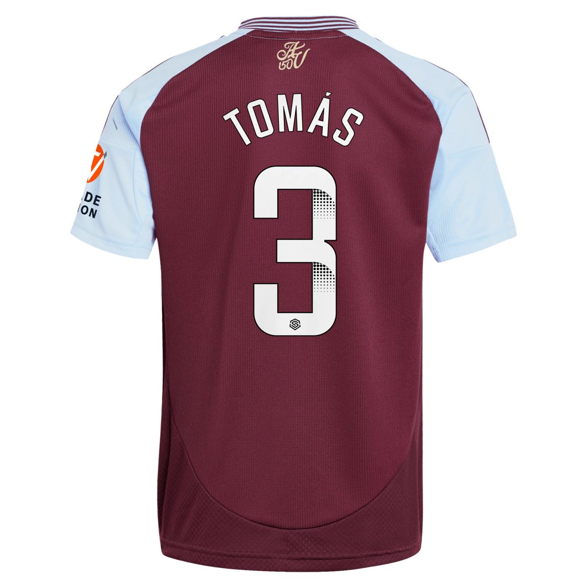 aston villa wsl adidas home shirt 2024-25 with tomás 3 printing Collection - Official Aston Villa Kits