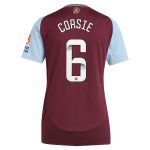aston villa wsl adidas home shirt 2024-25 – womens with corsie 6 printing Collection - Official Aston Villa Kits