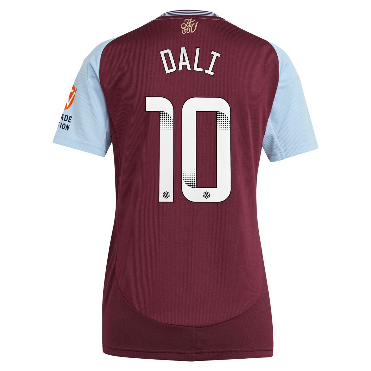 aston villa wsl adidas home shirt 2024-25 – womens with dali 10 printing Collection - Official Aston Villa Kits