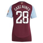 aston villa wsl adidas home shirt 2024-25 – womens with gabi nunes 28 printing Collection - Official Aston Villa Kits