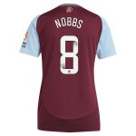 aston villa wsl adidas home shirt 2024-25 – womens with nobbs 8 printing Collection - Official Aston Villa Kits