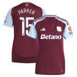 aston villa wsl adidas home shirt 2024-25 – womens with parker 15 printing Collection - Official Aston Villa Kits