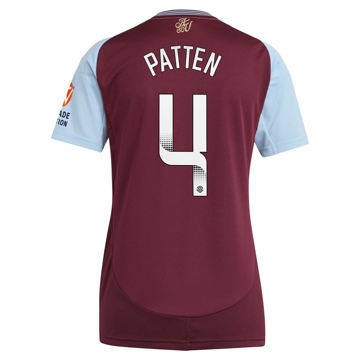 aston villa wsl adidas home shirt 2024-25 – womens with patten 4 printing Collection - Official Aston Villa Kits